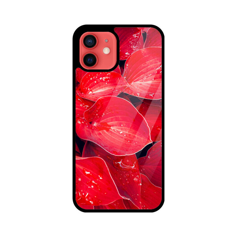 Crimson Dew | Glass iPhone Case