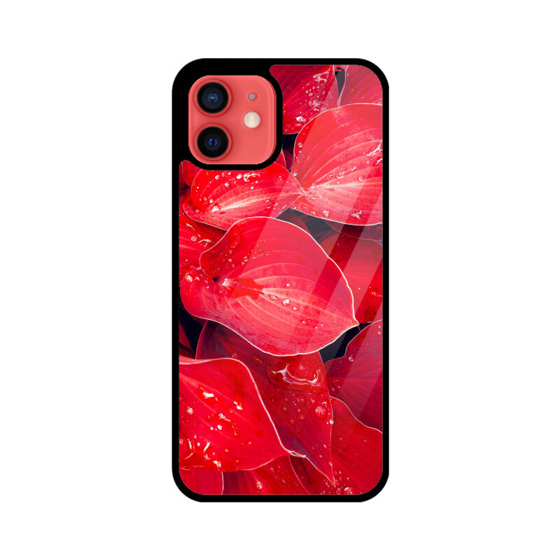 Crimson Dew | Glass iPhone Case