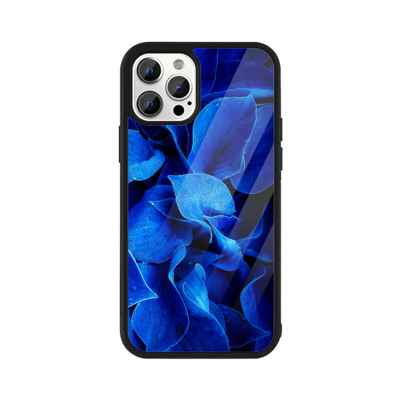 Azure Droplets | Glass iPhone Case