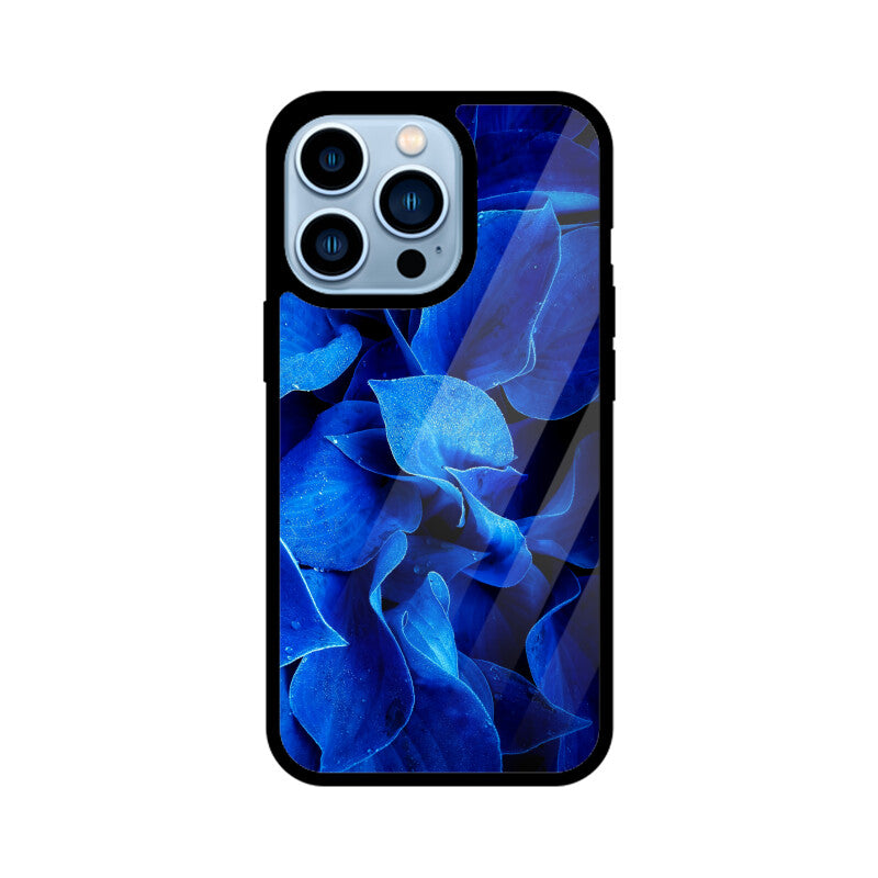 Azure Droplets | Glass iPhone Case