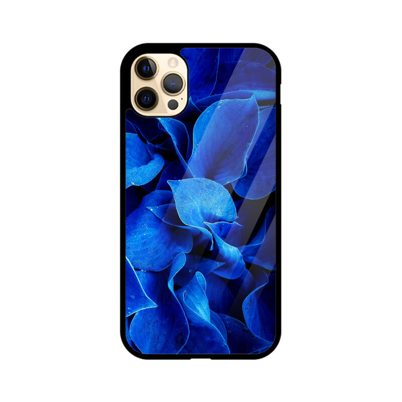 Azure Droplets | Glass iPhone Case
