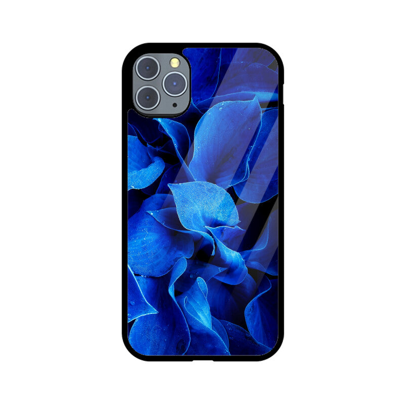 Azure Droplets | Glass iPhone Case
