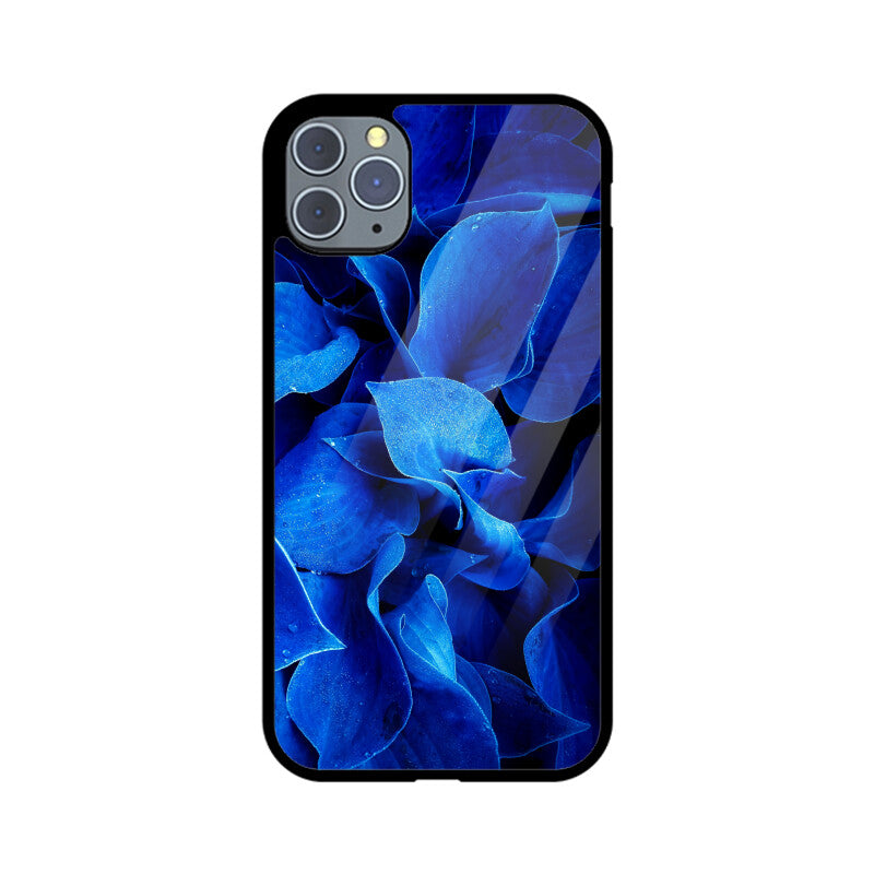 Azure Droplets | Glass iPhone Case