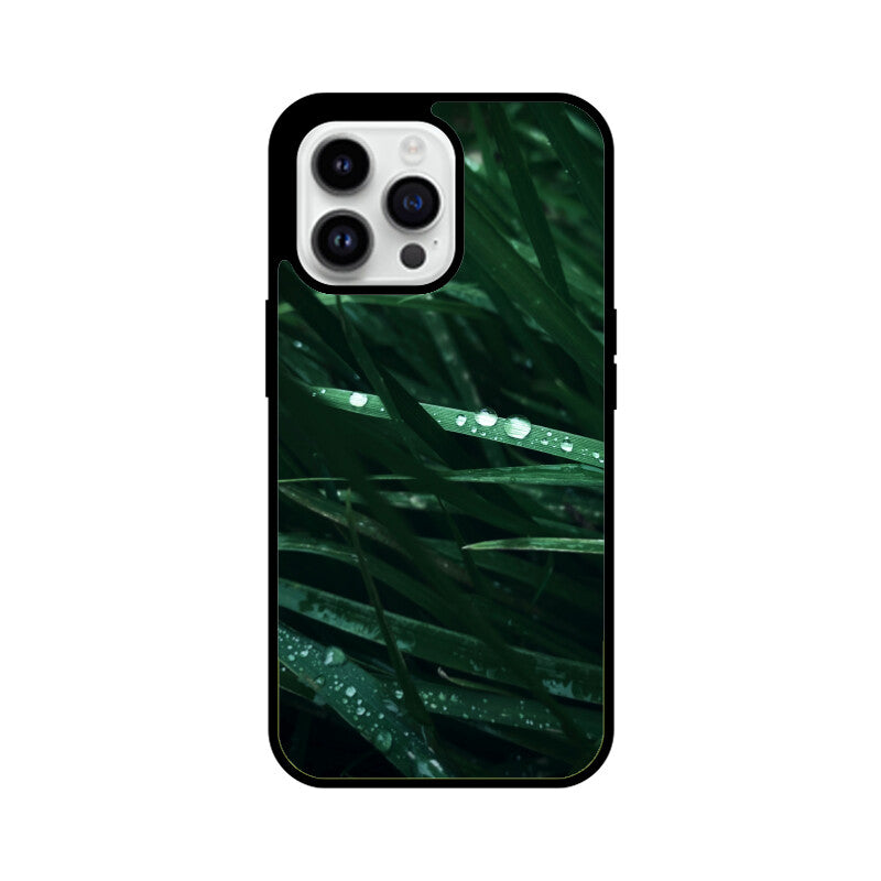 Dew-Kissed Green | Glass iPhone Case