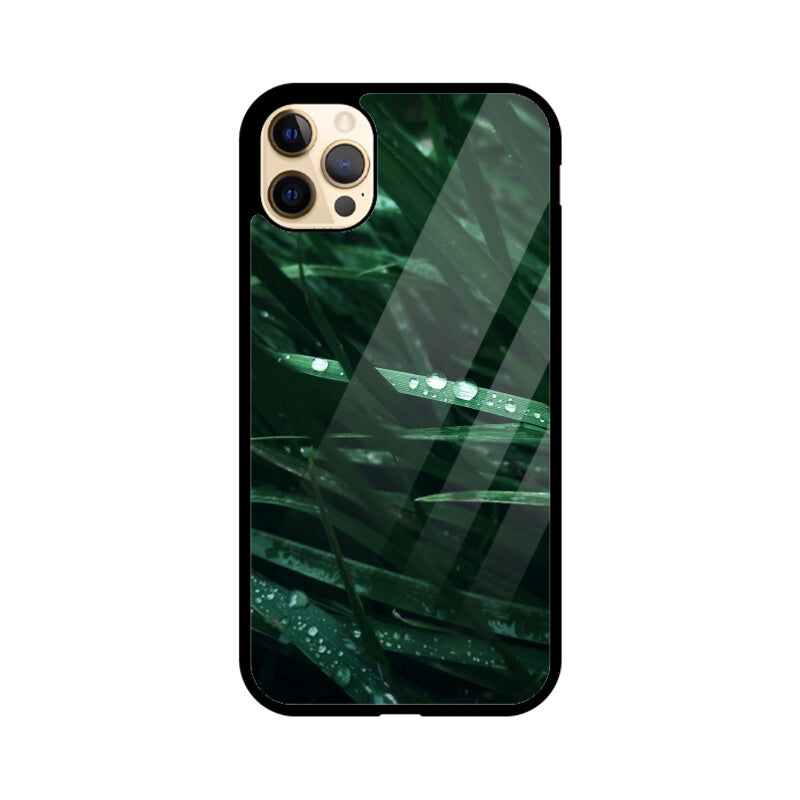 Dew-Kissed Green | Glass iPhone Case