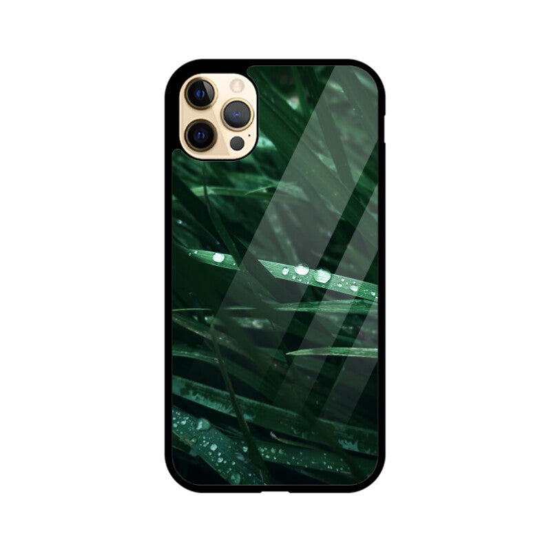 Dew-Kissed Green | Glass iPhone Case