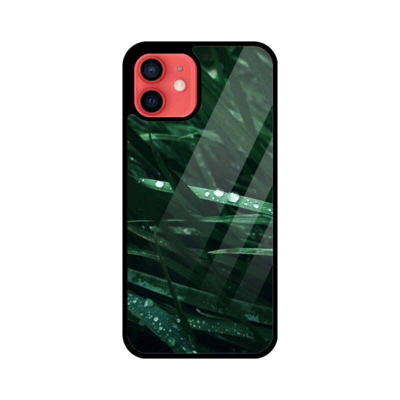 Dew-Kissed Green | Glass iPhone Case
