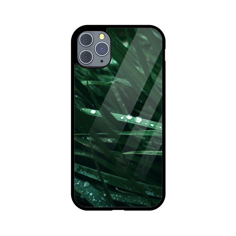 Dew-Kissed Green | Glass iPhone Case