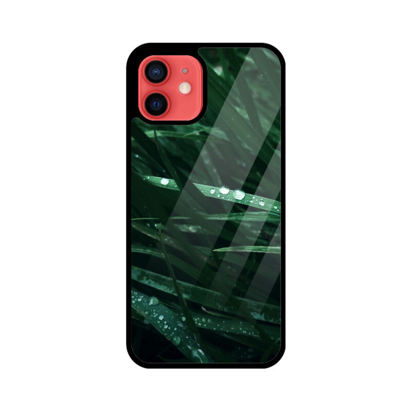 Dew-Kissed Green | Glass iPhone Case