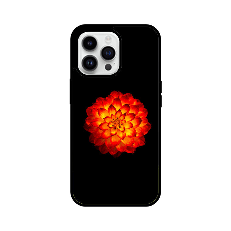 Dahlia Blaze | Glass iPhone Case