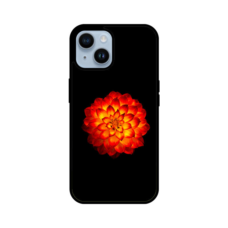 Dahlia Blaze | Glass iPhone Case