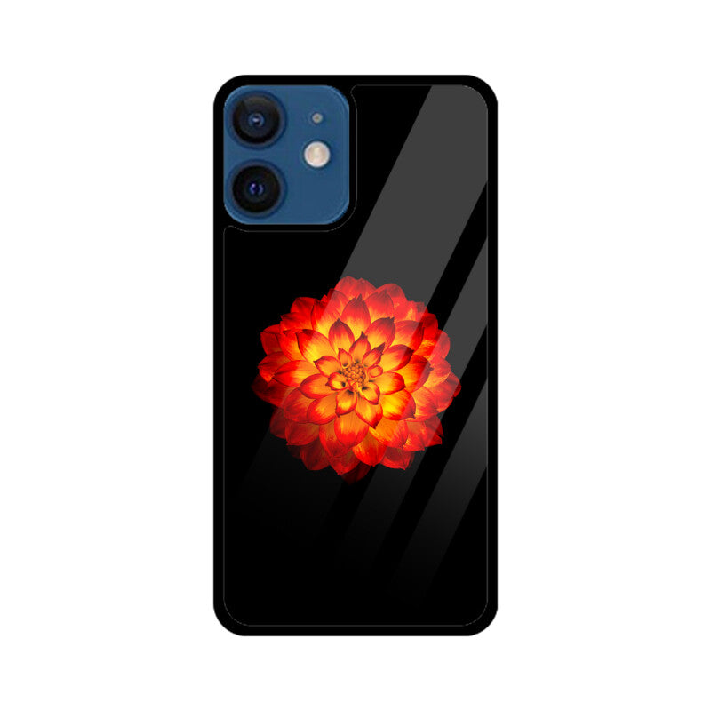 Dahlia Blaze | Glass iPhone Case