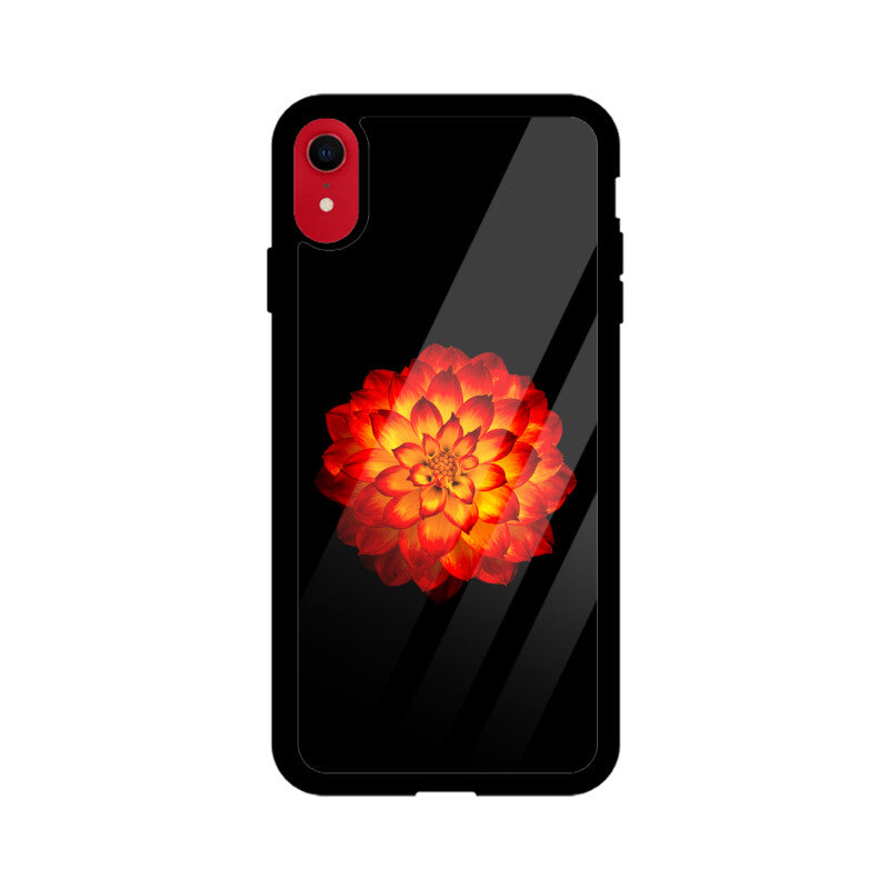 Dahlia Blaze | Glass iPhone Case