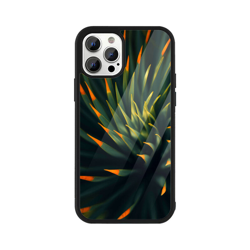 Spiked Radiance | Glass iPhone Case