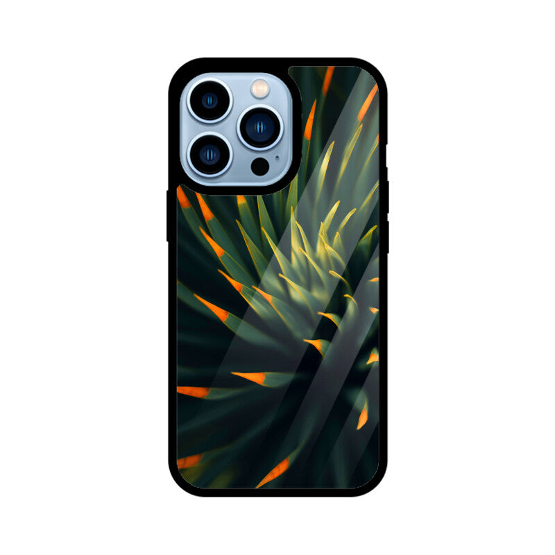 Spiked Radiance | Glass iPhone Case