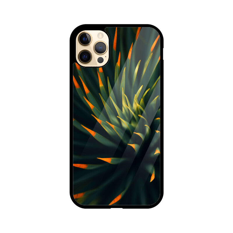 Spiked Radiance | Glass iPhone Case