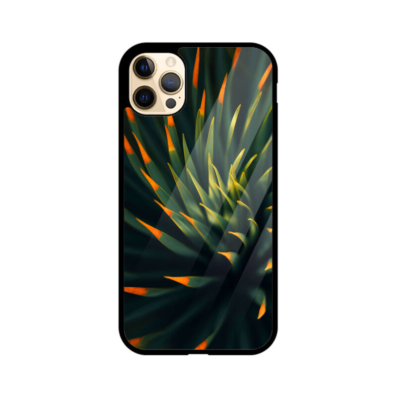 Spiked Radiance | Glass iPhone Case