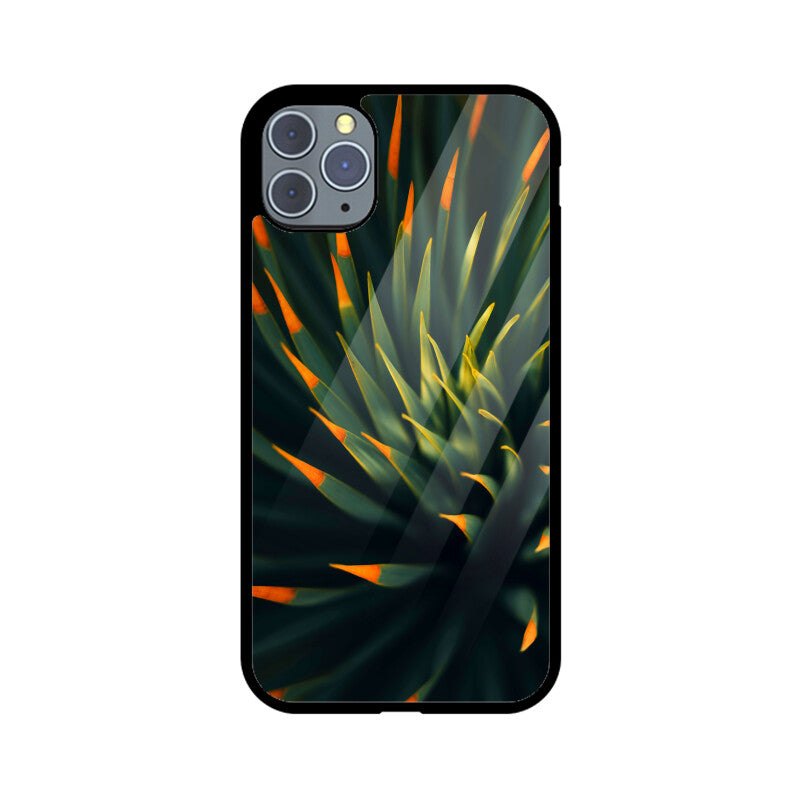 Spiked Radiance | Glass iPhone Case