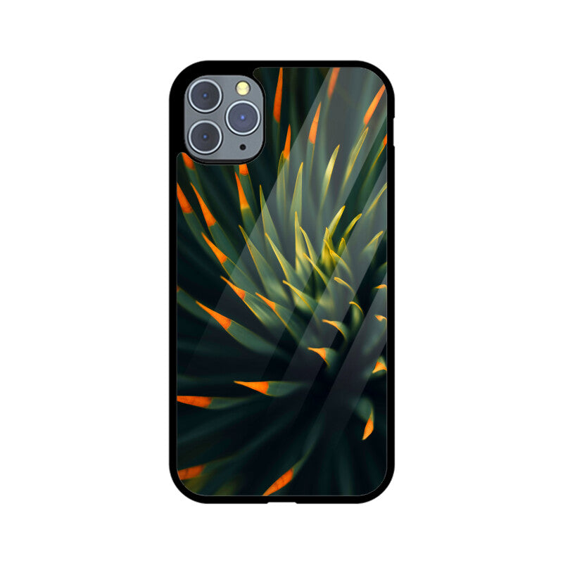 Spiked Radiance | Glass iPhone Case