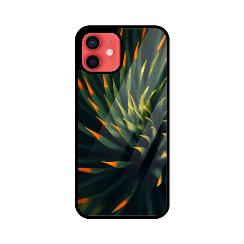 Spiked Radiance | Glass iPhone Case