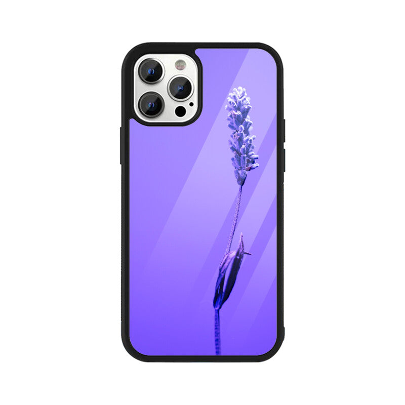 Lavender Solitude | Glass iPhone Case
