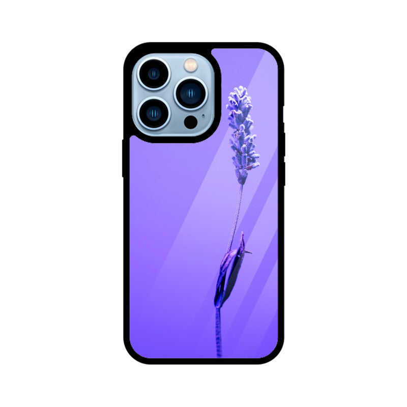Lavender Solitude | Glass iPhone Case
