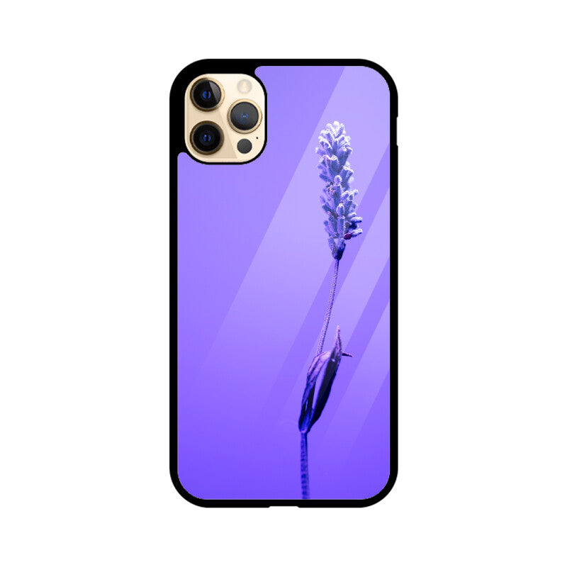 Lavender Solitude | Glass iPhone Case