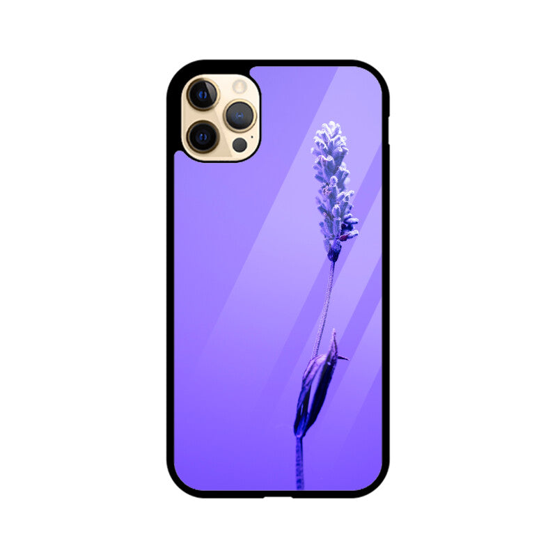 Lavender Solitude | Glass iPhone Case