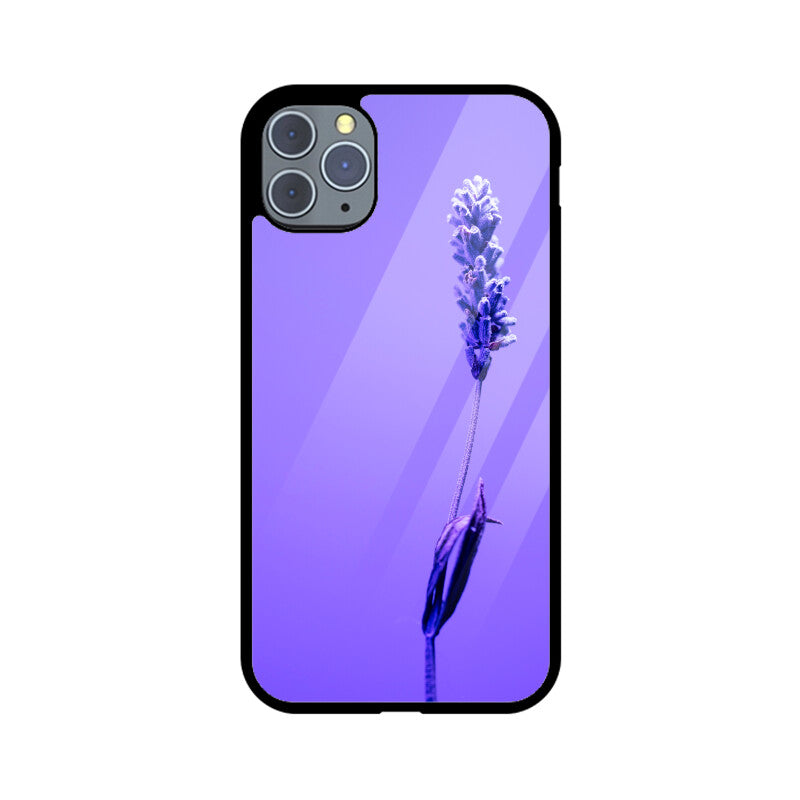 Lavender Solitude | Glass iPhone Case