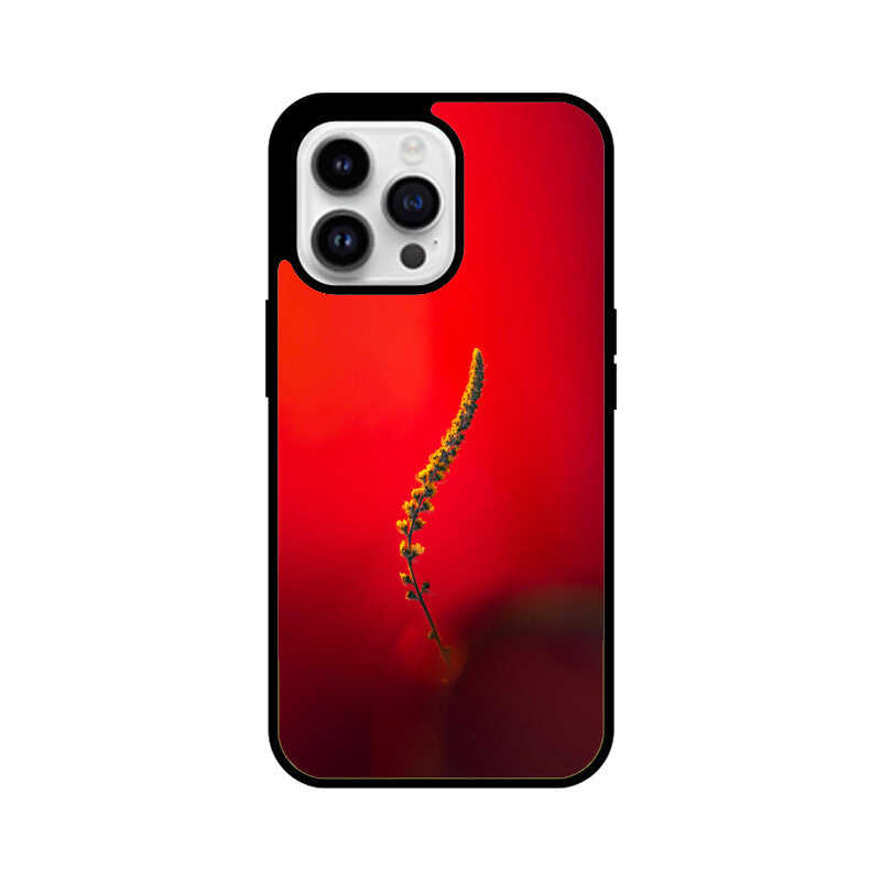 Golden Sprout | Glass iPhone Case