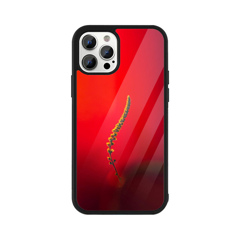 Golden Sprout | Glass iPhone Case