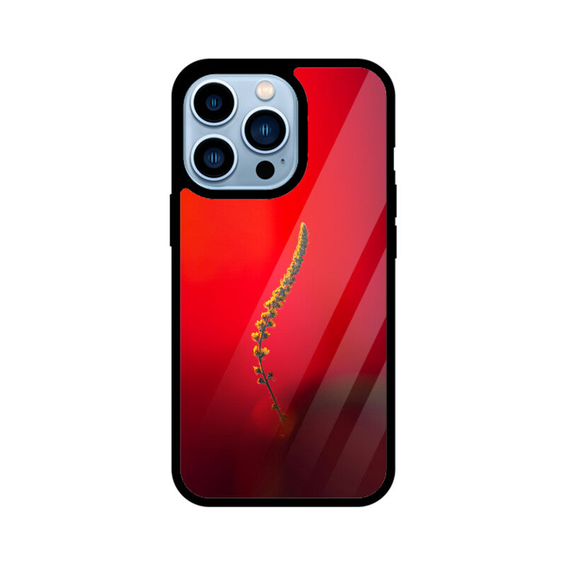 Golden Sprout | Glass iPhone Case