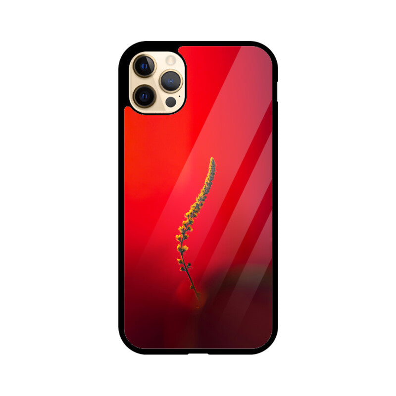 Golden Sprout | Glass iPhone Case