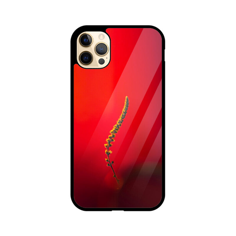 Golden Sprout | Glass iPhone Case