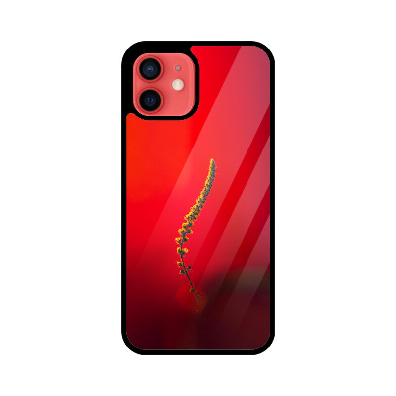 Golden Sprout | Glass iPhone Case