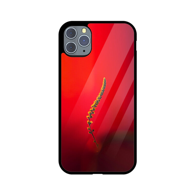 Golden Sprout | Glass iPhone Case