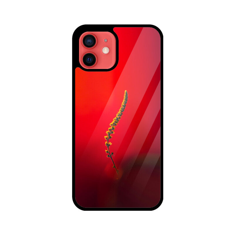 Golden Sprout | Glass iPhone Case