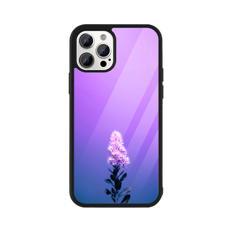 Violet Frost | Glass iPhone Case