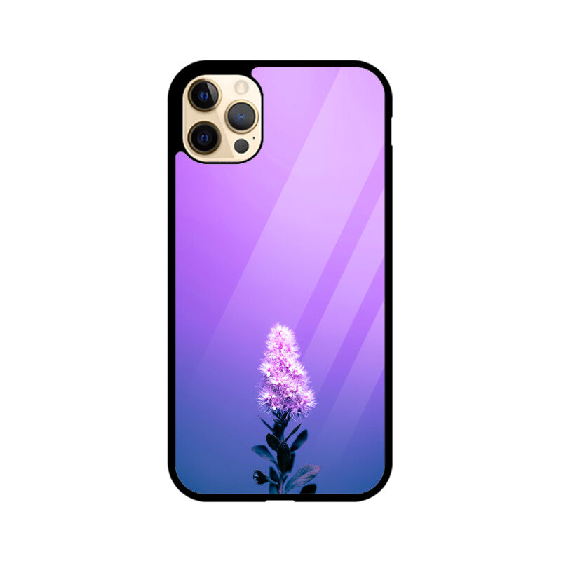 Violet Frost | Glass iPhone Case