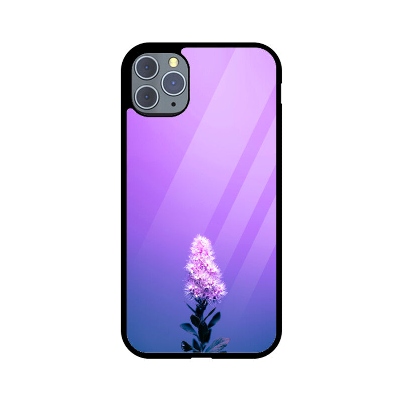 Violet Frost | Glass iPhone Case