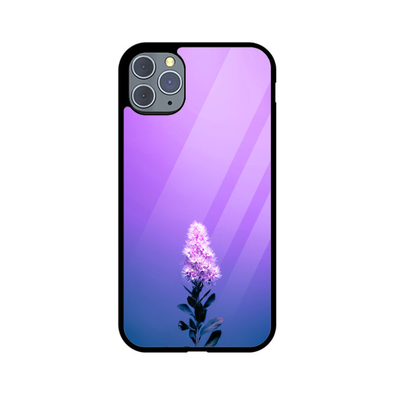 Violet Frost | Glass iPhone Case