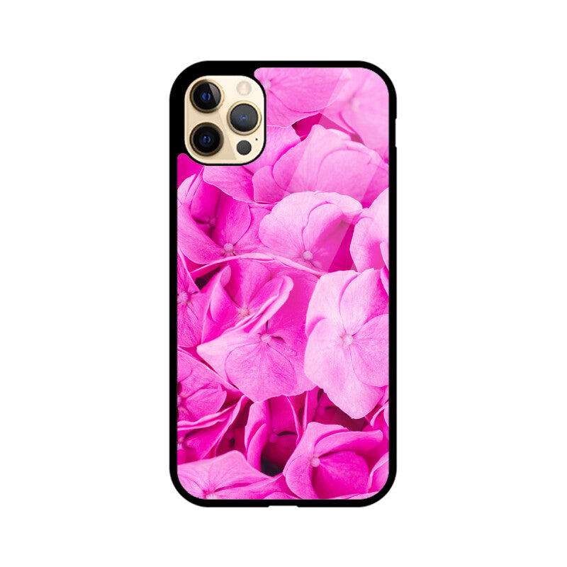 Hydrangea Harmony | Glass iPhone Case