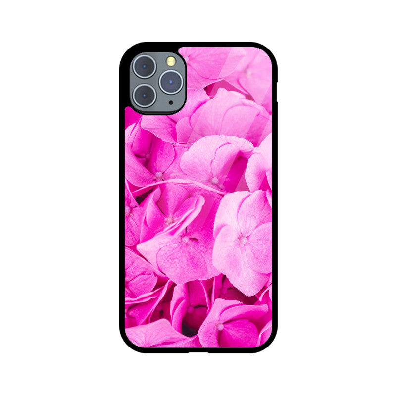 Hydrangea Harmony | Glass iPhone Case