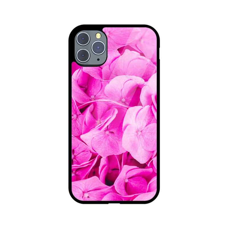Hydrangea Harmony | Glass iPhone Case