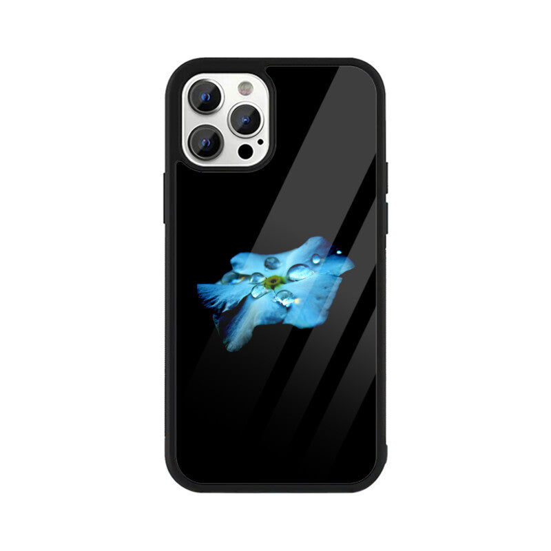 Indigo Rain | Glass iPhone Case
