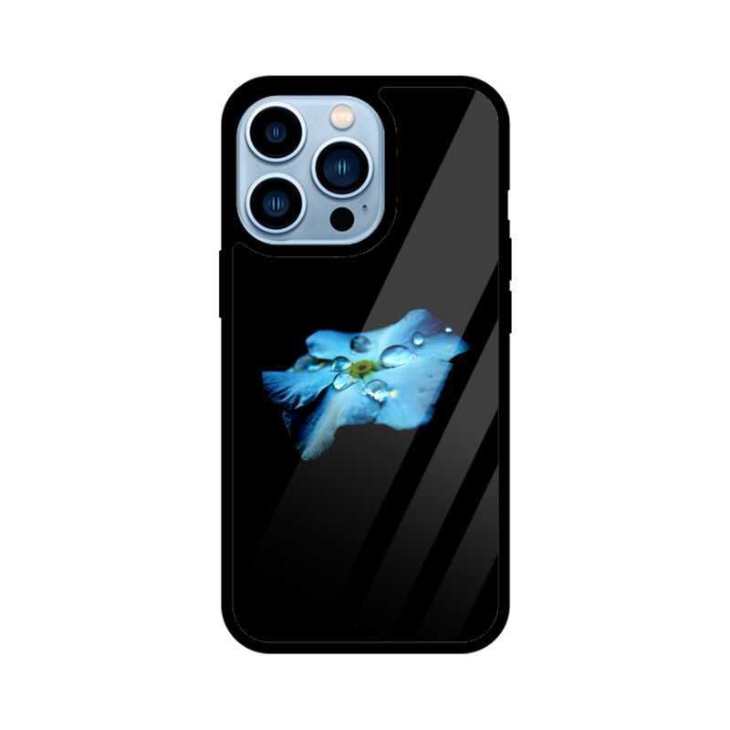 Indigo Rain | Glass iPhone Case