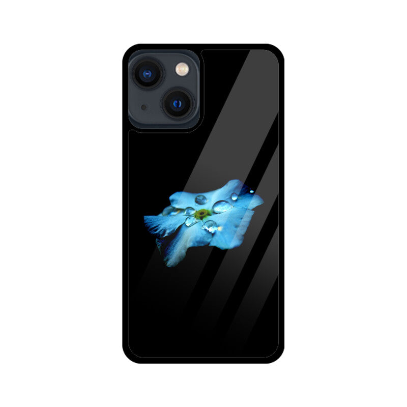 Indigo Rain | Glass iPhone Case