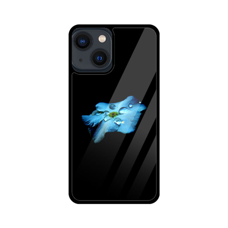 Indigo Rain | Glass iPhone Case