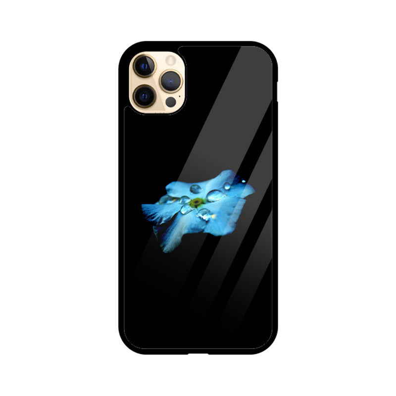 Indigo Rain | Glass iPhone Case