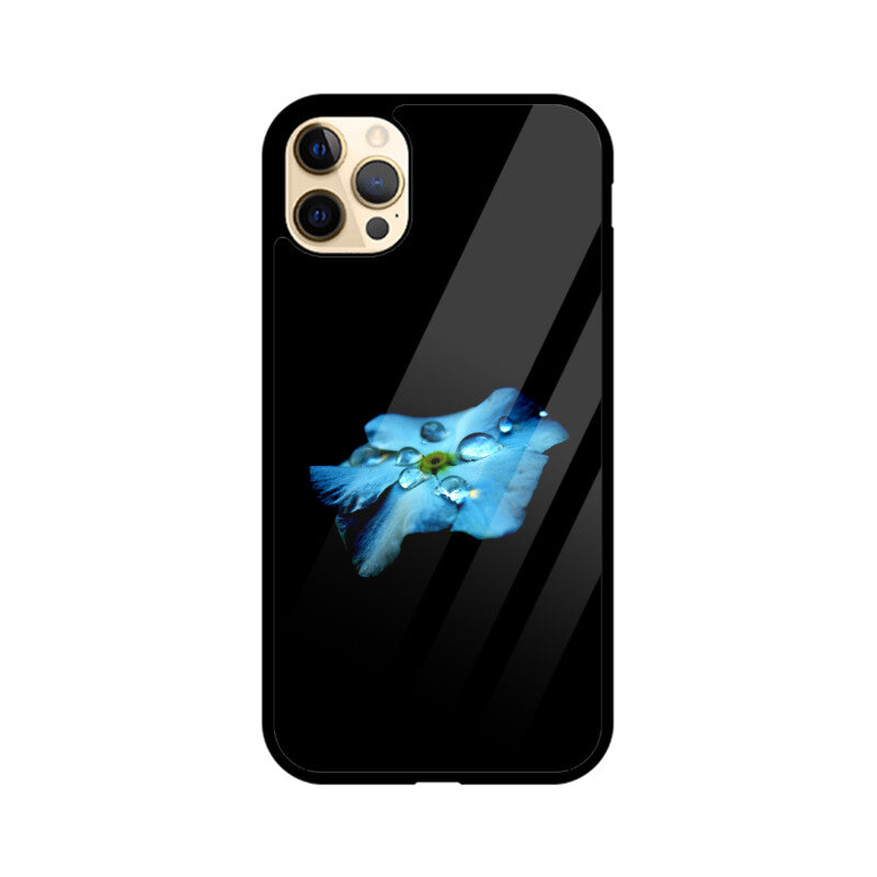Indigo Rain | Glass iPhone Case
